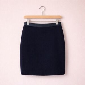 Club Monaco Leather Trim Mini Skirt Size 4